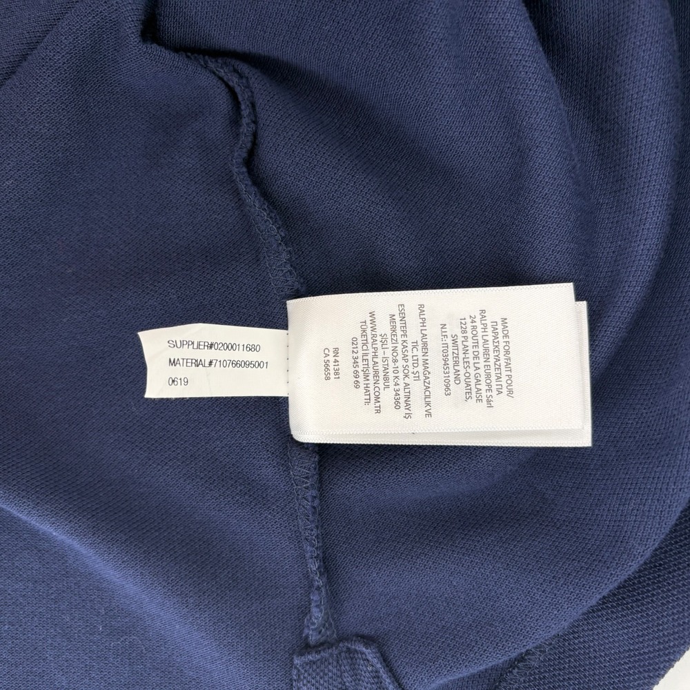 NWT Polo Ralph Lauren Polo Country Sportsman XXL Outdoor Rainbow Collar Navy - Picture 11 of 15